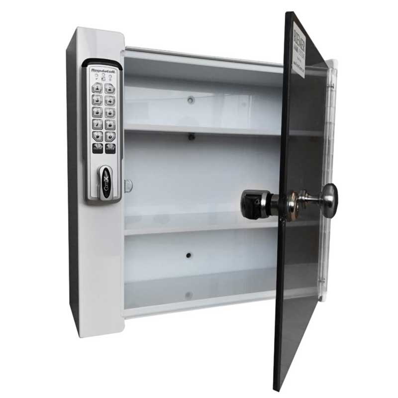 Medium Wall Mounted Locking Cabinet